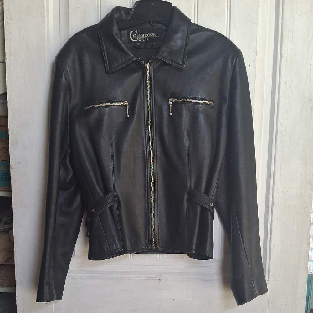 Colebrook & CO Women's Black Leather Jacket